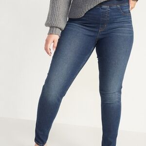 Old Navy Mid-Rise Rockstar 360° Stretch Super Skinny Jeggings for Women, Size 16